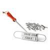 Grill Branding Iron with 55 Interchangeable Plates, Aluminum Alloy and Long Wooden Handle for Personalized Steak and Burger Marks view 2