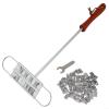 Grill Branding Iron with 55 Interchangeable Plates, Aluminum Alloy and Long Wooden Handle for Personalized Steak and Burger Marks view 3
