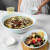 Specially Shaped Ceramic Footed Soup Bowls, 25.4 cm view 4