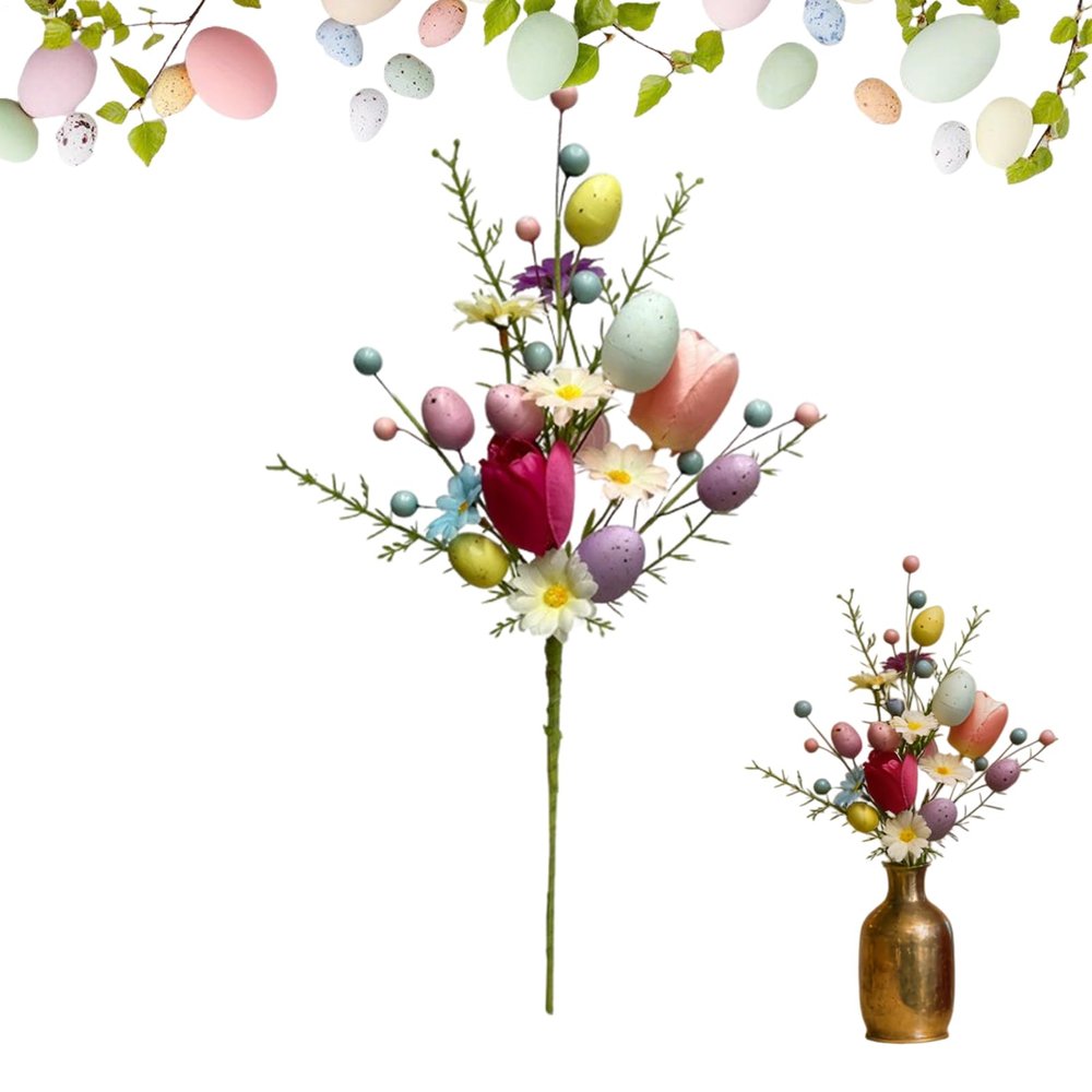 Decorative Easter Branches with Foam Eggs
