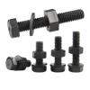 Black Nylon Hex-Head Bolt, Nut and Washer Set, 30 mm, M10, 10 Pieces view 1