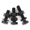 Black Nylon Hex-Head Bolt, Nut and Washer Set, 30 mm, M10, 10 Pieces view 3