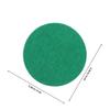 DOITOOL 12-Piece 59 mm Round Felt Pusher Pads for Small Air Hockey Tables, Green view 2