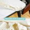 Mswborml Waterproof Fitted Tablecloth with Elastic Edge, 50 x 50 cm view 3
