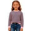 Kids' Red and White Striped Long-Sleeve Shirt for Sailor Costumes view 2