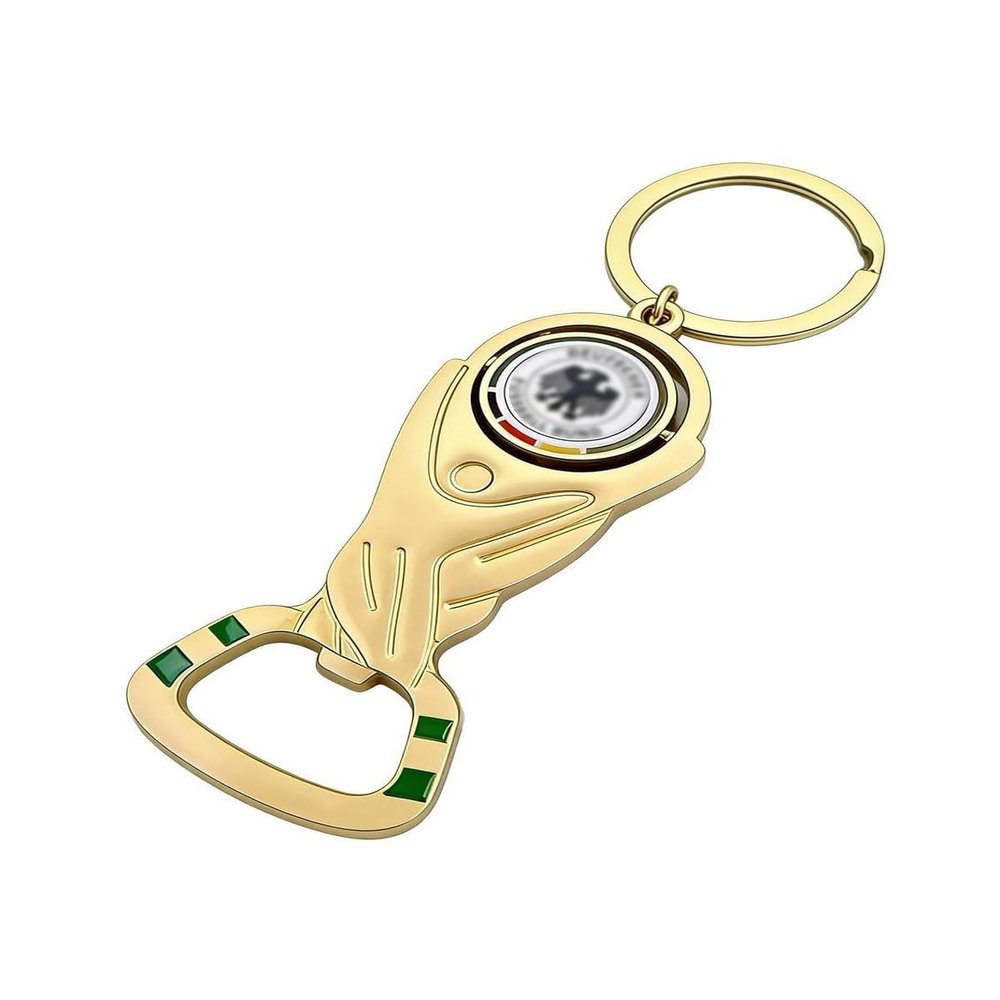 DAFNE Versatile Bottle Opener Keychain - Football Trophy Design