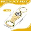 DAFNE Versatile Bottle Opener Keychain - Football Trophy Design view 2