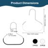 6-Pack Metal Hat Ring Hangers view 2