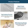6-Pack Metal Hat Ring Hangers view 3