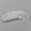 Industrial Sealing O-Rings, 100-Pack, 25 × 30 × 2.5 mm, White Silicone, ID/OD/CS 23 × 28 × 2.5 mm view 2