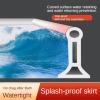 KJBDQQH 50 mm Flexible Shower Water Barrier, 150 cm, Black view 2