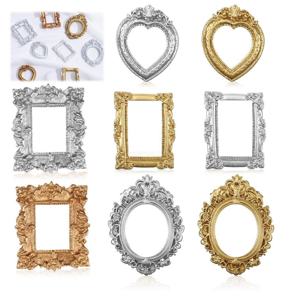 HJZHII 8-Piece Mini Picture Frame Set