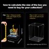 Acrylic Display Case, 15 x 30 x 15 cm (L x W x H), for Collectibles view 2