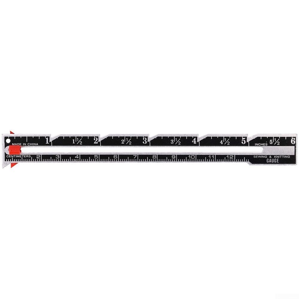 SiSinkal Sliding Measuring Ruler for Uniform Hem Lengths and Buttonhole Intervals