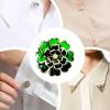 Vintage DIY Metal Flower Button Covers view 4