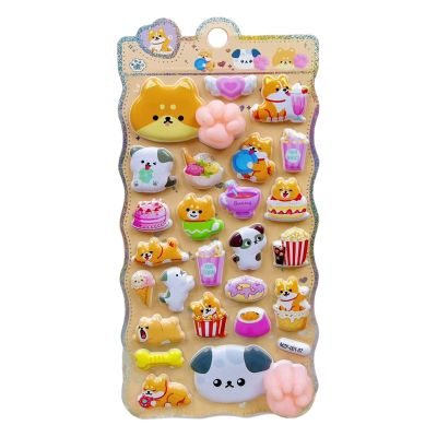 Assorted 3D Stickers - Aesthetic Mini Decals