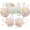 5 Cat Decor Balloons for Birthday view 1