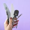 Ciieeo Black PU Leather Handle Cover for Cuticle Nippers view 3