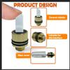 Hipzeepo Ceramic Heating Tool - Gold view 4