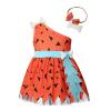 Generic Pebbles Costume Dress for Girls with Headband view 2