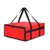 Generic Pizza Delivery Bag 20 x 20 x 6, Nonwoven Fabric, Red, 50 x 50 x 15 cm view 1