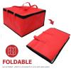 Generic Pizza Delivery Bag 20 x 20 x 6, Nonwoven Fabric, Red, 50 x 50 x 15 cm view 2