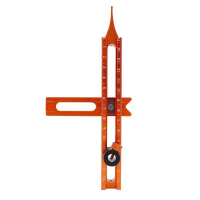 Woodworking Marking Tool with Double-Sided Magnetic Ruler