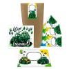 8 Farm Tractor Invitations for a 6th Birthday, Boys and Girls, with 8 Envelopes, 8 Party Bags and 8 Stickers view 1