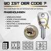 bayesen Replacement Key for Euro-Locks, Code 25001–27000, [25716] view 4