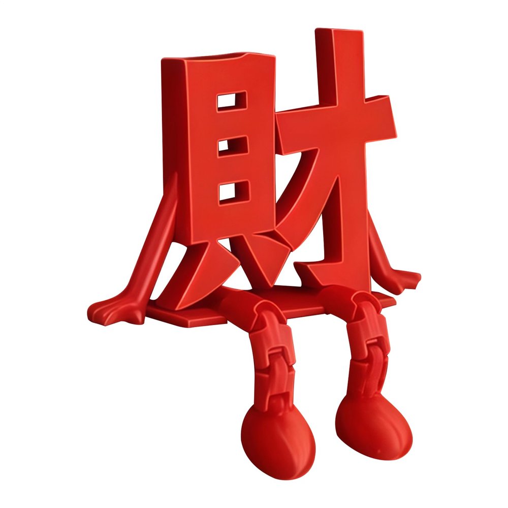 Chinese New Year Desk Decor, CAI Figure