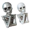 TSMORY Anatomical Skeleton Bust Statue Set, 2 Pieces, 18 cm view 1