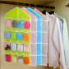 Hanging Shoe Organizer with 16 Pockets view 2