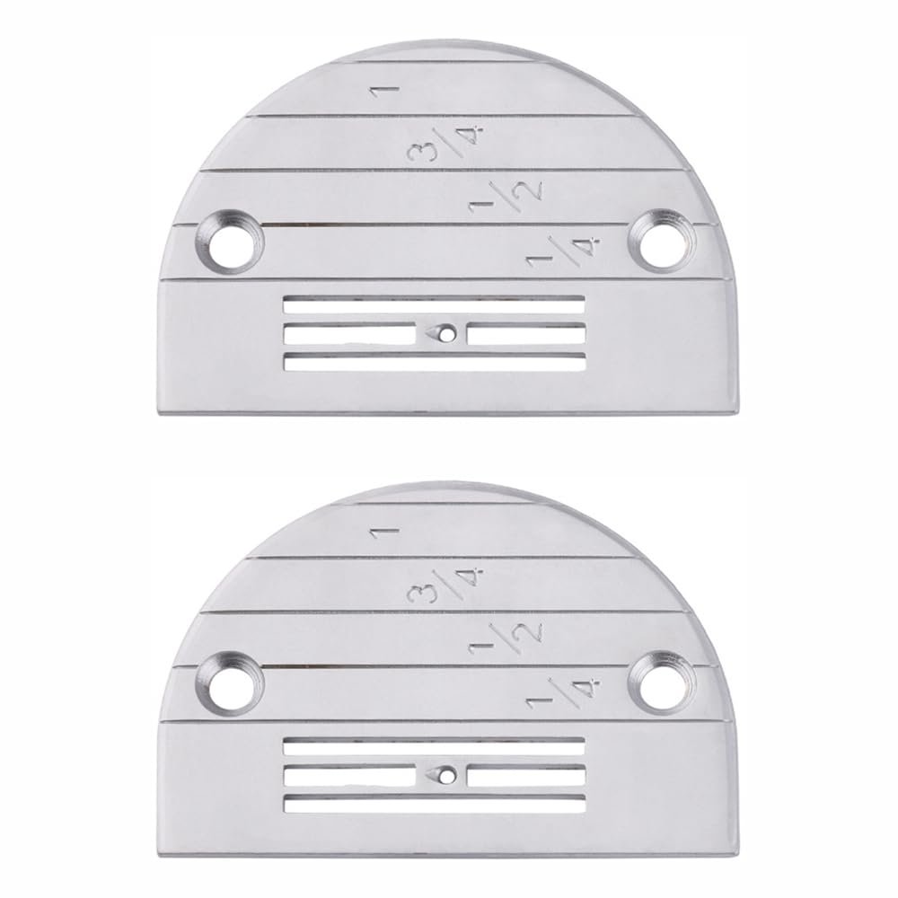 2-Pack E26 Needle Plate for Industrial Machines