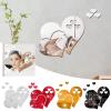 Heart-Shaped Mirror Wall Stickers view 2