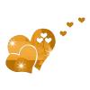 Heart-Shaped Mirror Wall Stickers view 4