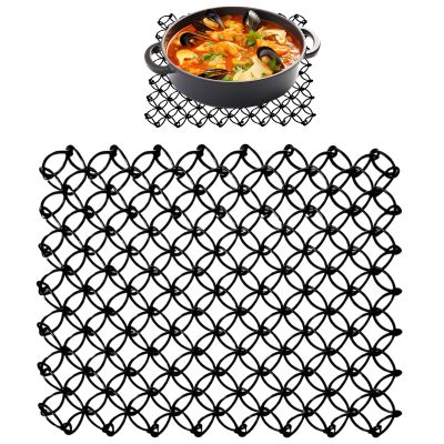 Metal Trivet, Hollow Spiral Wire Trivet