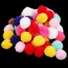 50 Handmade Yarn Wool Pom Pom Balls - 20mm view 2
