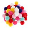 50 Handmade Yarn Wool Pom Pom Balls - 20mm view 3