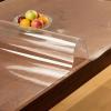 Grease-Resistant PVC Table Protector, 37 x 75 cm, Clear, Wipeable, Cuttable, Rounded Corners view 4