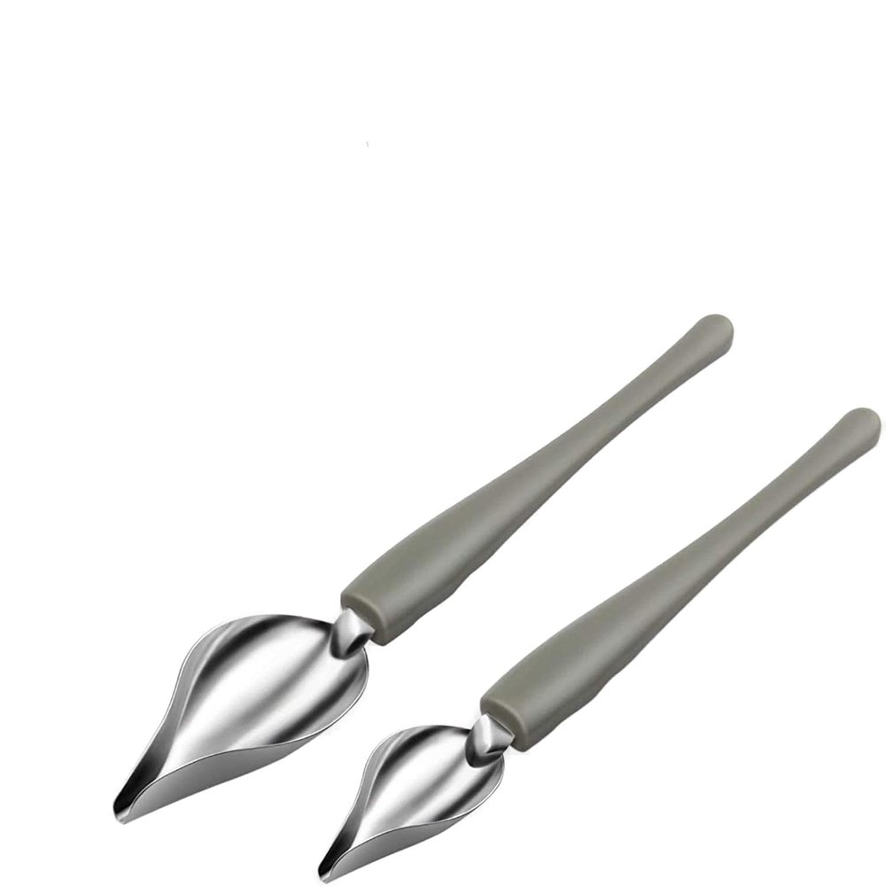 Decorating Spoons Set - Stainless Steel for Sauces (2 Pieces)