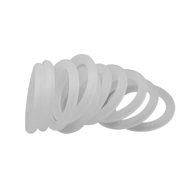 Industrial Silicone O-Ring Seals, 40-Pack, 54.5 x 59.8 x 2.65 mm (ID, OD, CS; 61.5 x 66.8 x 2.65 mm)