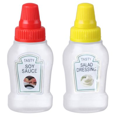 Small Sauce Containers with Lids - 2 Pack