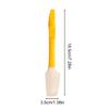 Heat-Resistant Silicone Scraper Set, 185 x 35 mm, Yellow, 2 Pieces view 3