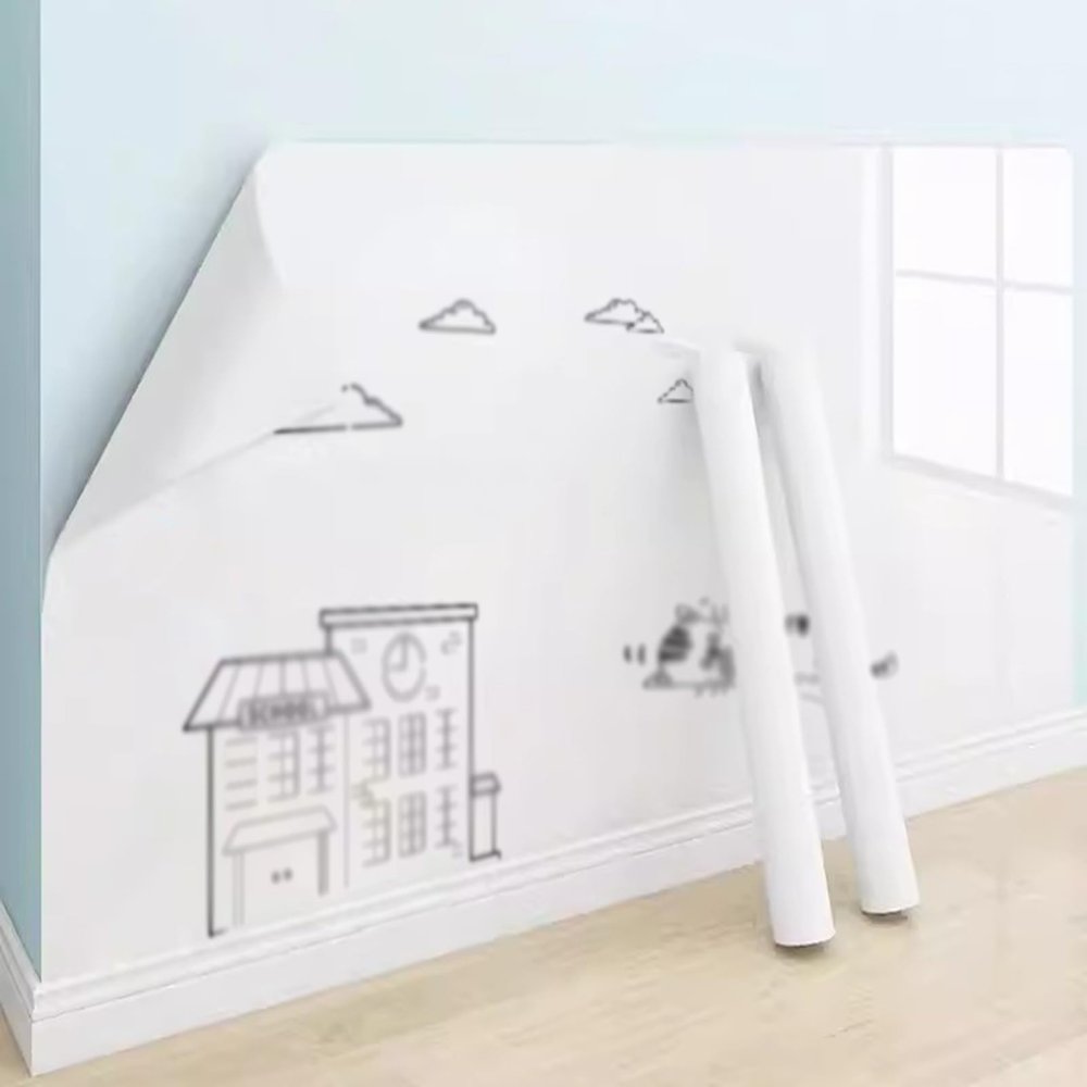 Self-Adhesive Whiteboard Paper Roll, Dry-Erase, 35.5 x 196.9 in (0.9 x 5 m)