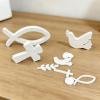 66-Piece Wooden Fish Decoration Set view 4