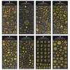 Classicseali 8 Sheets Letter Stickers Gold view 1