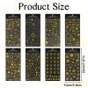 Classicseali 8 Sheets Letter Stickers Gold view 2