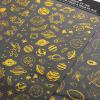 Classicseali 8 Sheets Letter Stickers Gold view 3