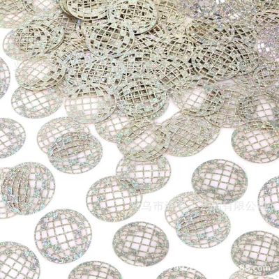 AIRTILY 400 Disco Ball Desktop Sequins & 6 Double Helix Hanging Twists