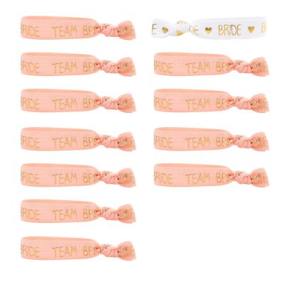 Yuccer 12-Piece Bachelorette Party Bracelet Set